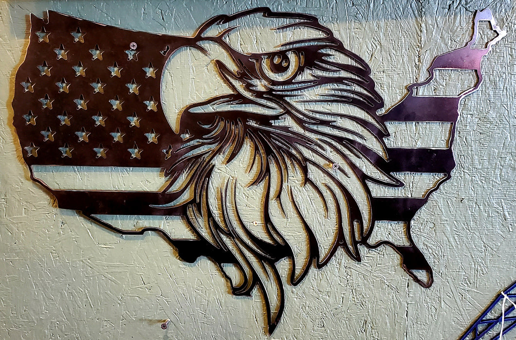 American Flag with Eagle