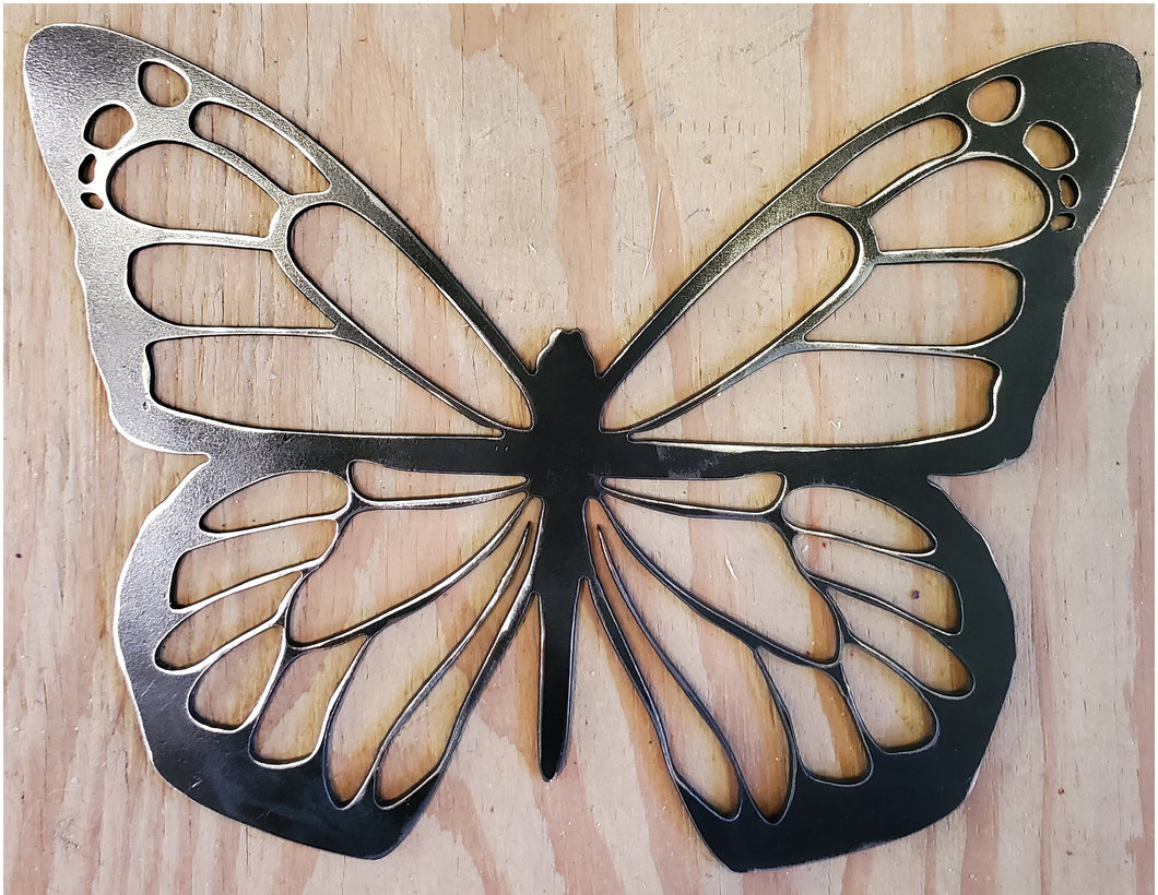 Butterfly metal wall art in 10 or 14ga steel