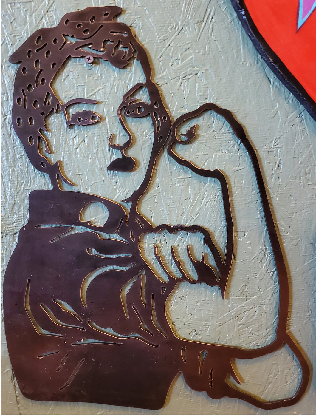 Rosie The Riveter, steel 1/8